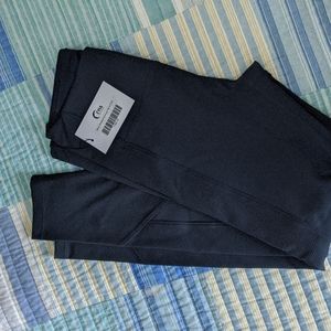 Zyia Ribbed black premium leggings